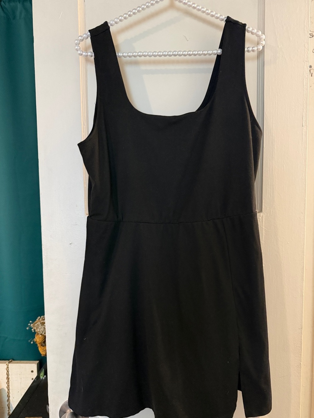 Classic Black Tank Mini Dress - Women's